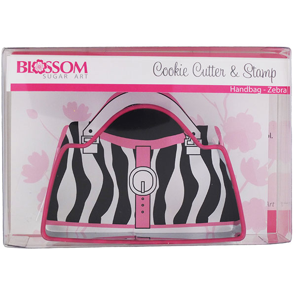 Zebra Handbag Cookie Cutter 5thavenuecakes