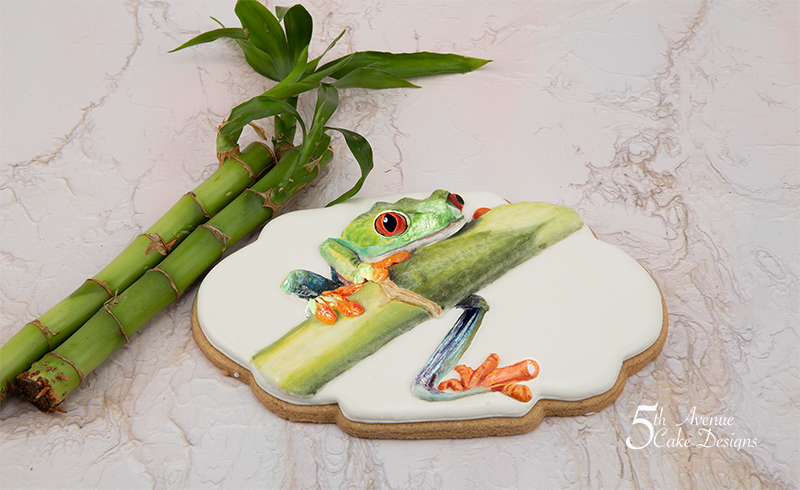 5แตสฐ Avenueโs Travis the Tree Frog Cookie Art Course ๐ธ๐