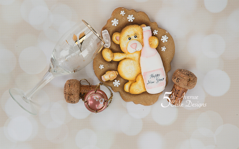 Nester the New Year Bear Cookie Art Course ๐พ๐ฅ๐