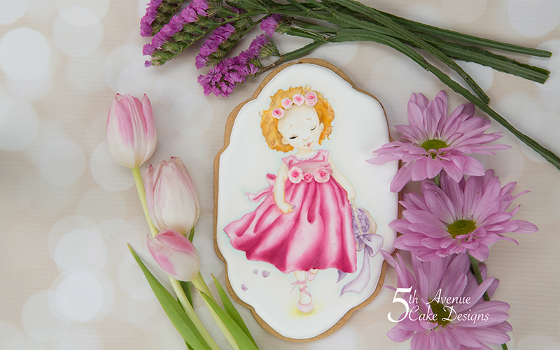 5แตสฐ Avenue’s Flower Girl Cookie Art Course ๐๐น๐บ